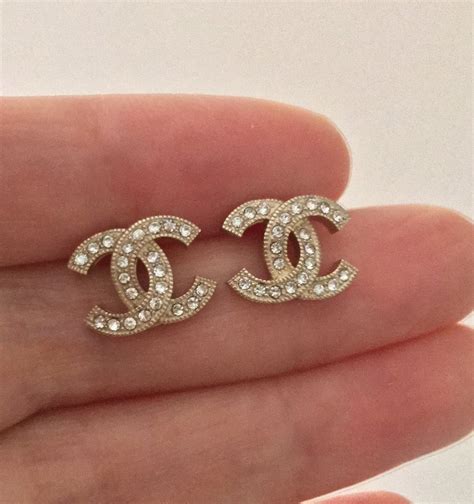 small chanel earings|Chanel vintage cc earrings.